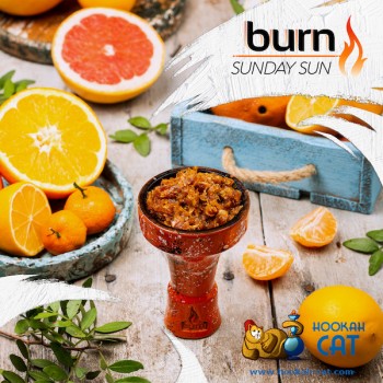 Заказать кальянный табак Burn Sunday Sun (Берн Цитрусовый Микс) 100г онлайн с доставкой всей России - фото 1